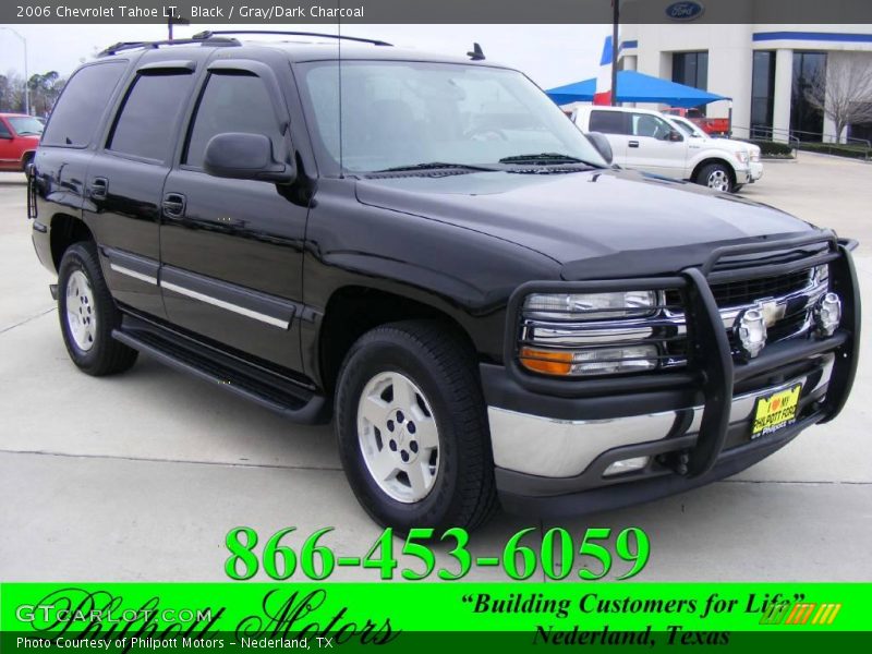 Black / Gray/Dark Charcoal 2006 Chevrolet Tahoe LT