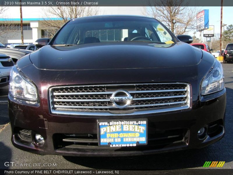 Crimson Black / Charcoal 2010 Nissan Maxima 3.5 SV
