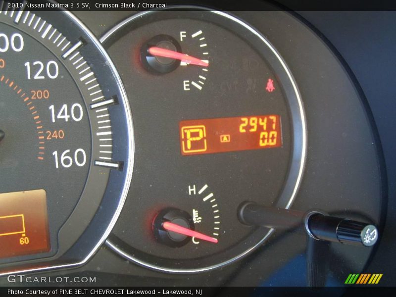 Crimson Black / Charcoal 2010 Nissan Maxima 3.5 SV