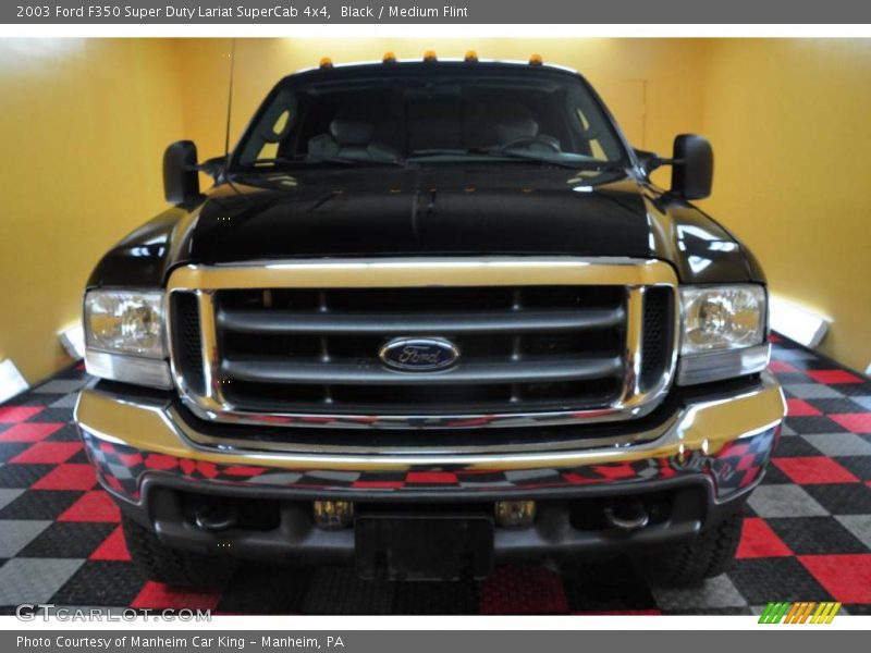 Black / Medium Flint 2003 Ford F350 Super Duty Lariat SuperCab 4x4