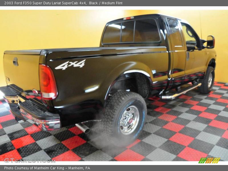 Black / Medium Flint 2003 Ford F350 Super Duty Lariat SuperCab 4x4