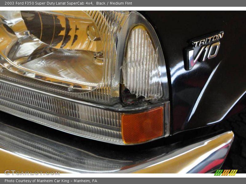 Black / Medium Flint 2003 Ford F350 Super Duty Lariat SuperCab 4x4