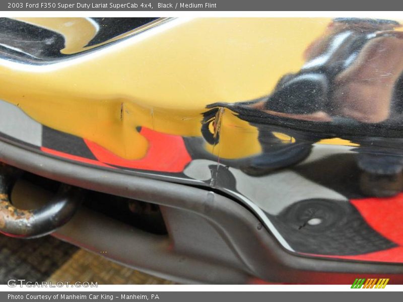 Black / Medium Flint 2003 Ford F350 Super Duty Lariat SuperCab 4x4