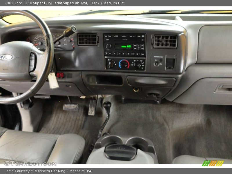Black / Medium Flint 2003 Ford F350 Super Duty Lariat SuperCab 4x4