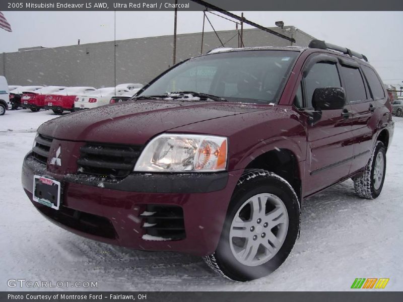 Ultra Red Pearl / Charcoal 2005 Mitsubishi Endeavor LS AWD