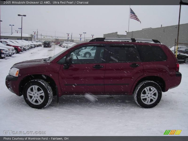 Ultra Red Pearl / Charcoal 2005 Mitsubishi Endeavor LS AWD