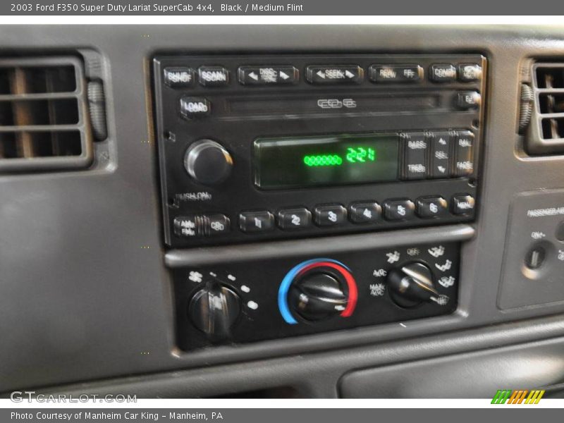 Black / Medium Flint 2003 Ford F350 Super Duty Lariat SuperCab 4x4