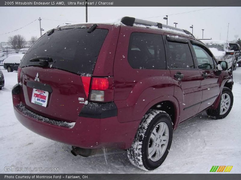 Ultra Red Pearl / Charcoal 2005 Mitsubishi Endeavor LS AWD
