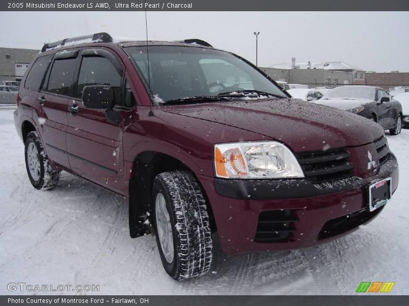 Ultra Red Pearl / Charcoal 2005 Mitsubishi Endeavor LS AWD
