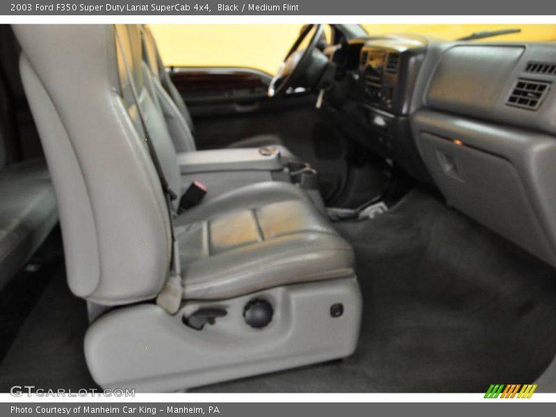 Black / Medium Flint 2003 Ford F350 Super Duty Lariat SuperCab 4x4