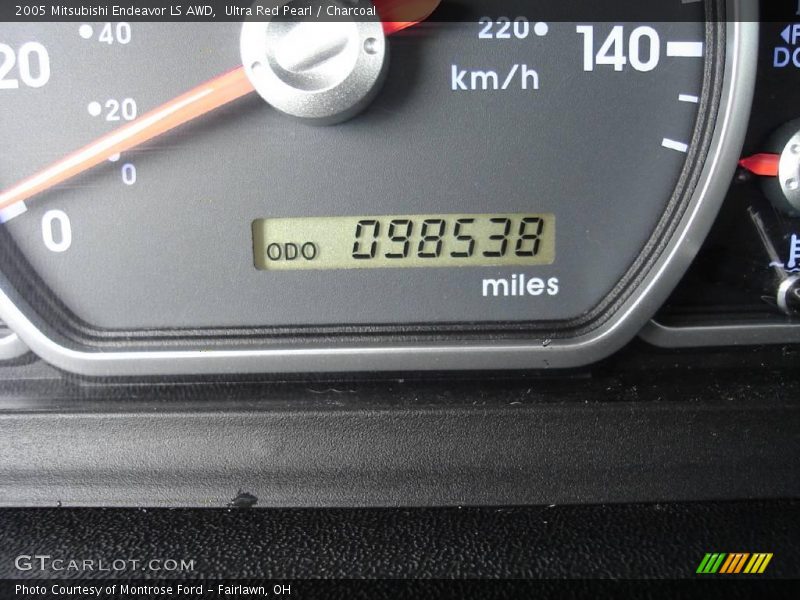 Ultra Red Pearl / Charcoal 2005 Mitsubishi Endeavor LS AWD