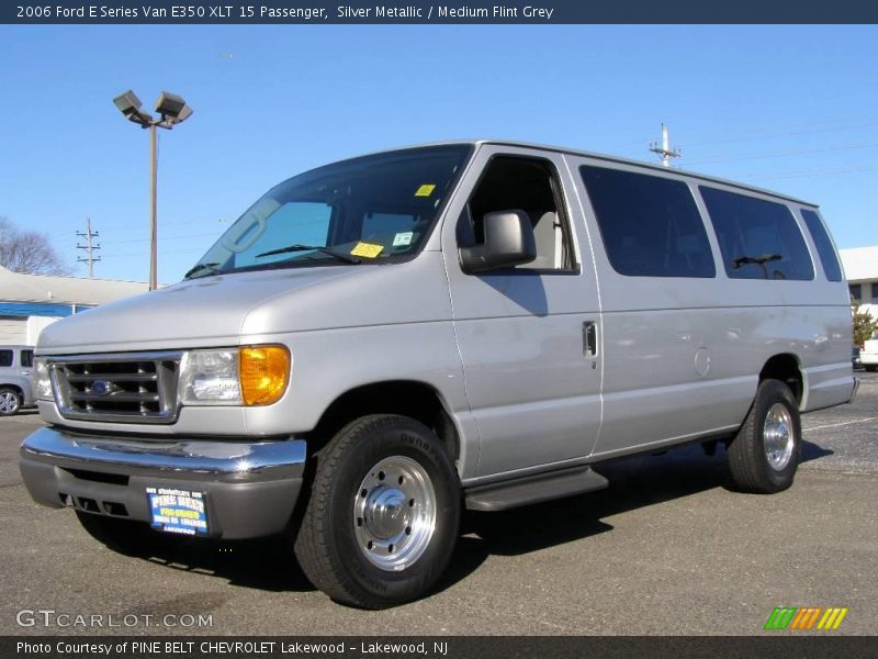 Silver Metallic / Medium Flint Grey 2006 Ford E Series Van E350 XLT 15 Passenger