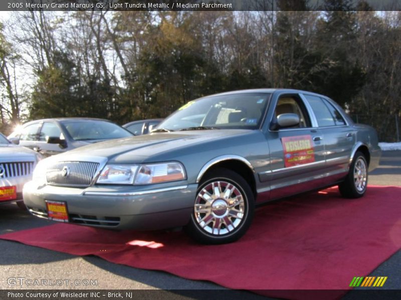 Light Tundra Metallic / Medium Parchment 2005 Mercury Grand Marquis GS