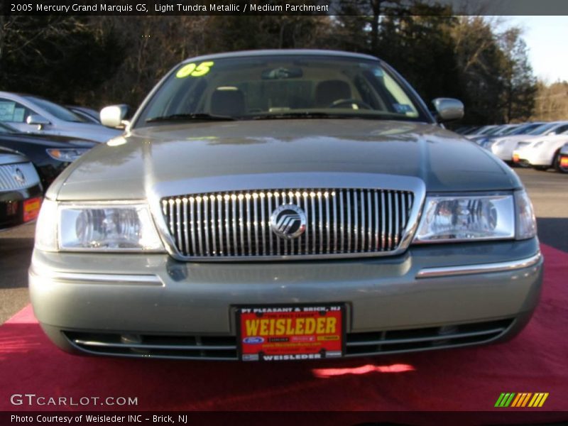 Light Tundra Metallic / Medium Parchment 2005 Mercury Grand Marquis GS