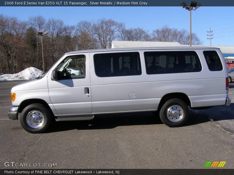 Silver Metallic / Medium Flint Grey 2006 Ford E Series Van E350 XLT 15 Passenger
