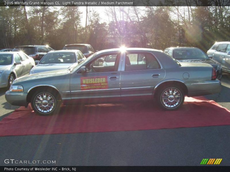 Light Tundra Metallic / Medium Parchment 2005 Mercury Grand Marquis GS