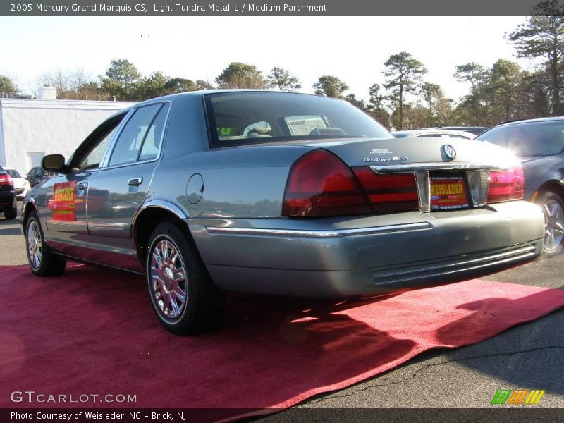 Light Tundra Metallic / Medium Parchment 2005 Mercury Grand Marquis GS