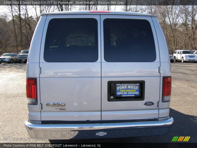 Silver Metallic / Medium Flint Grey 2006 Ford E Series Van E350 XLT 15 Passenger