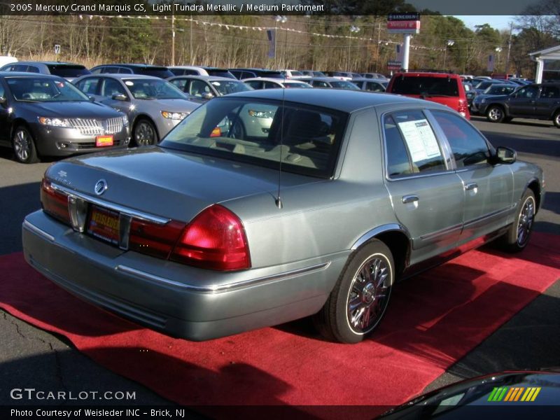 Light Tundra Metallic / Medium Parchment 2005 Mercury Grand Marquis GS