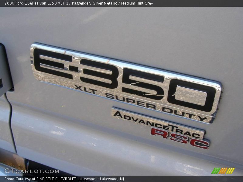 Silver Metallic / Medium Flint Grey 2006 Ford E Series Van E350 XLT 15 Passenger