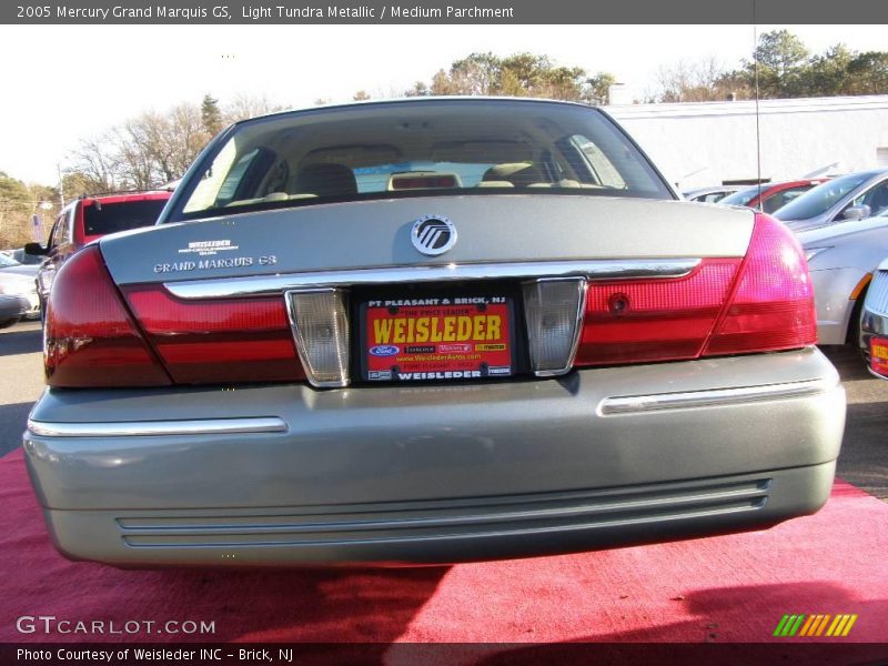Light Tundra Metallic / Medium Parchment 2005 Mercury Grand Marquis GS