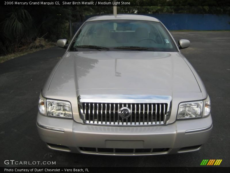 Silver Birch Metallic / Medium Light Stone 2006 Mercury Grand Marquis GS