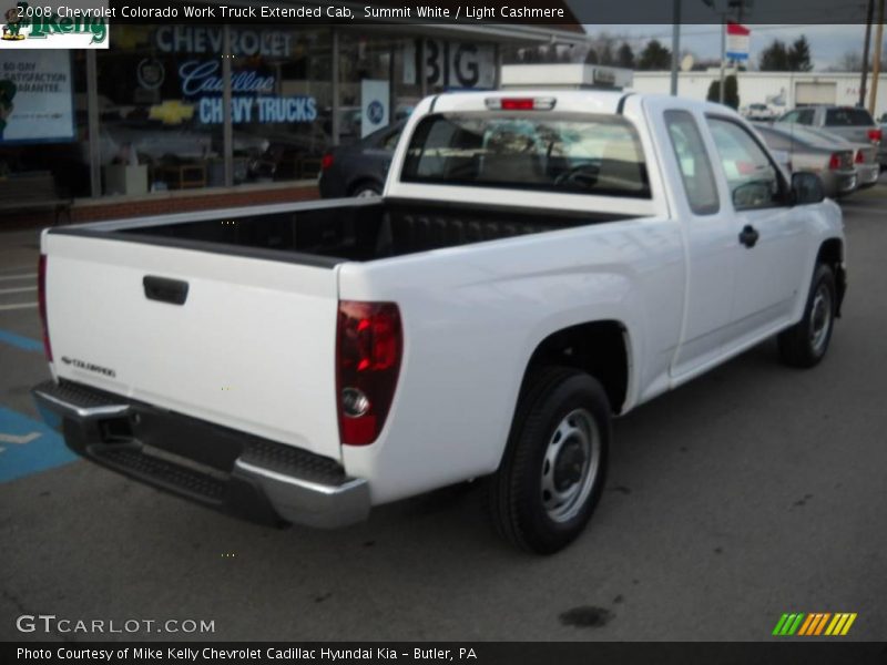 Summit White / Light Cashmere 2008 Chevrolet Colorado Work Truck Extended Cab