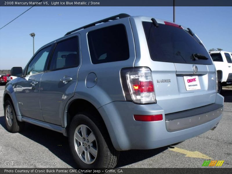 Light Ice Blue Metallic / Stone 2008 Mercury Mariner V6