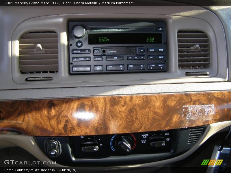 Light Tundra Metallic / Medium Parchment 2005 Mercury Grand Marquis GS