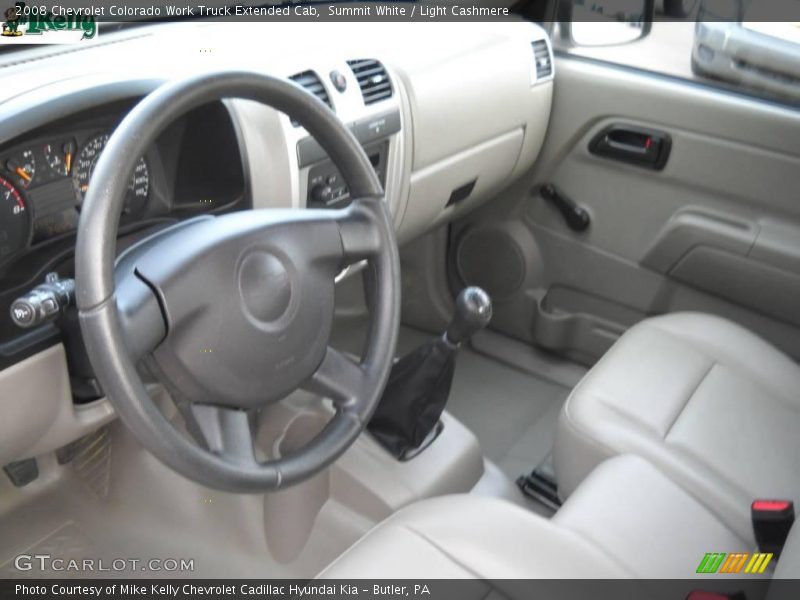 Summit White / Light Cashmere 2008 Chevrolet Colorado Work Truck Extended Cab