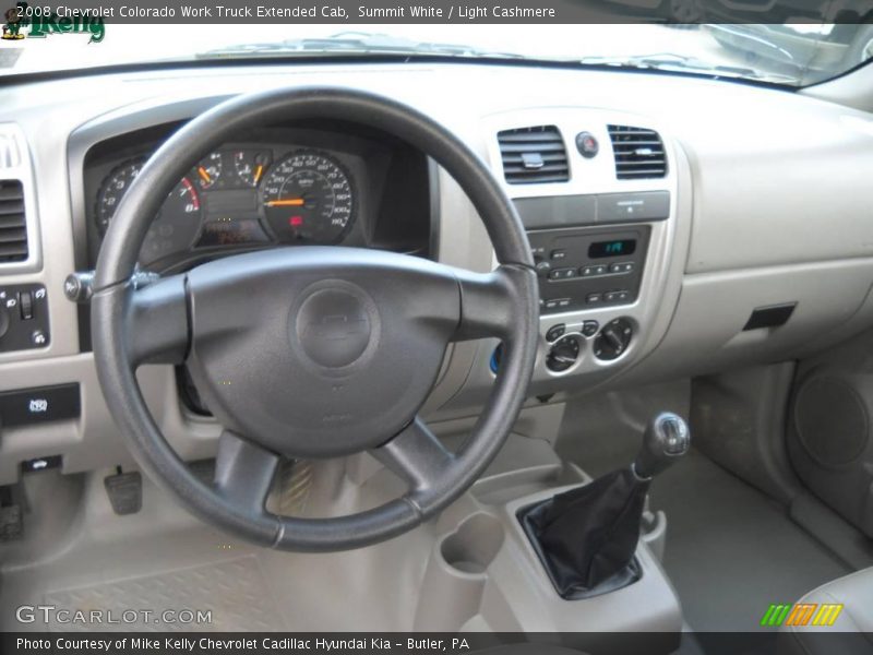 Summit White / Light Cashmere 2008 Chevrolet Colorado Work Truck Extended Cab
