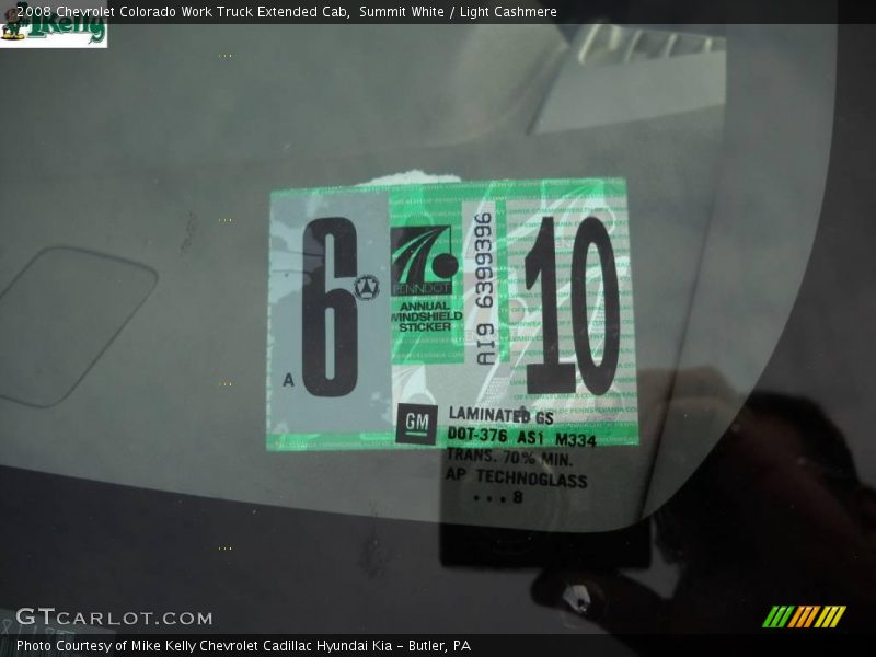 Summit White / Light Cashmere 2008 Chevrolet Colorado Work Truck Extended Cab