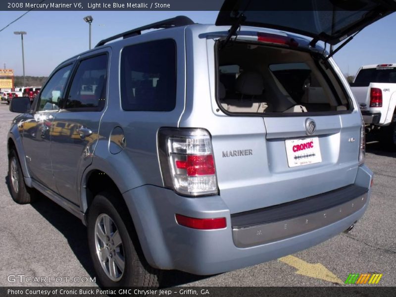 Light Ice Blue Metallic / Stone 2008 Mercury Mariner V6