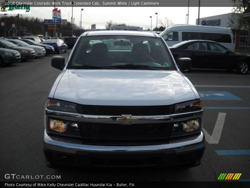 Summit White / Light Cashmere 2008 Chevrolet Colorado Work Truck Extended Cab
