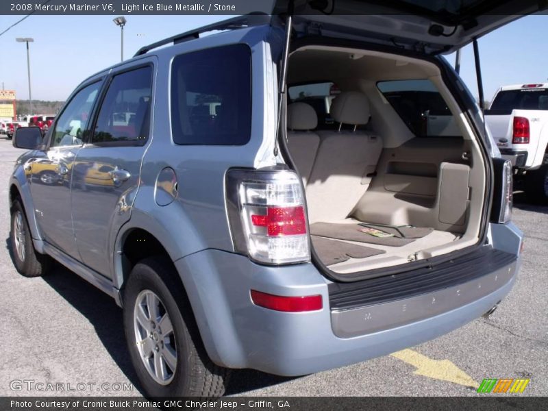 Light Ice Blue Metallic / Stone 2008 Mercury Mariner V6