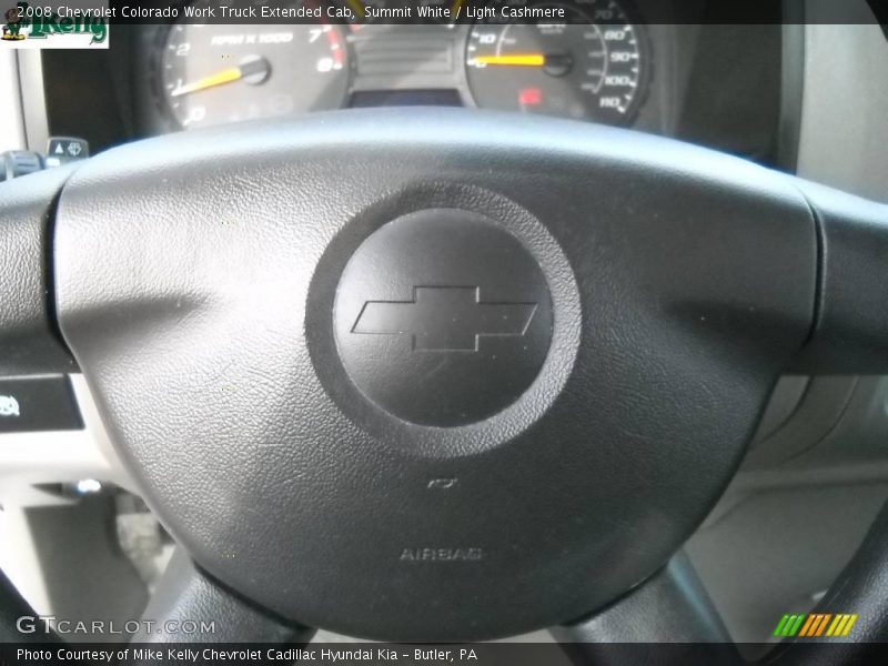 Summit White / Light Cashmere 2008 Chevrolet Colorado Work Truck Extended Cab