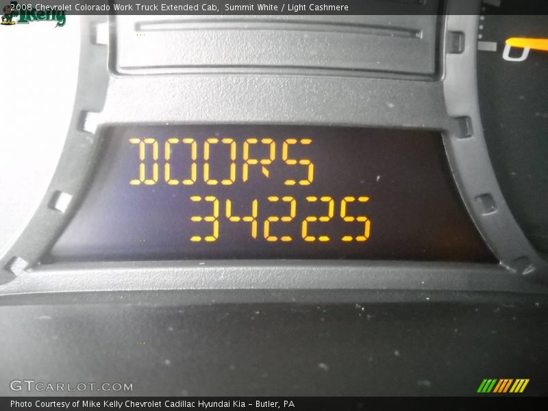 Summit White / Light Cashmere 2008 Chevrolet Colorado Work Truck Extended Cab