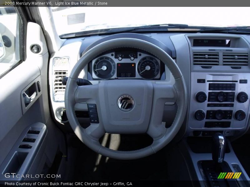 Light Ice Blue Metallic / Stone 2008 Mercury Mariner V6