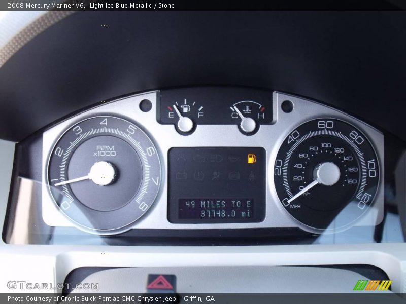 Light Ice Blue Metallic / Stone 2008 Mercury Mariner V6