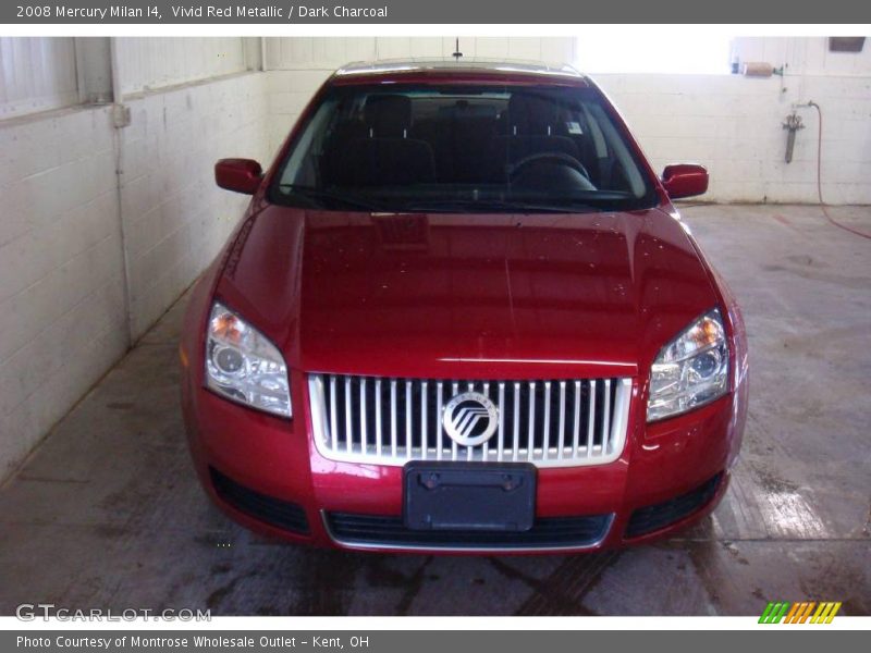 Vivid Red Metallic / Dark Charcoal 2008 Mercury Milan I4