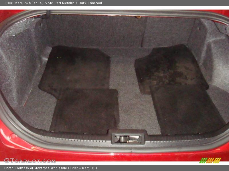 Vivid Red Metallic / Dark Charcoal 2008 Mercury Milan I4