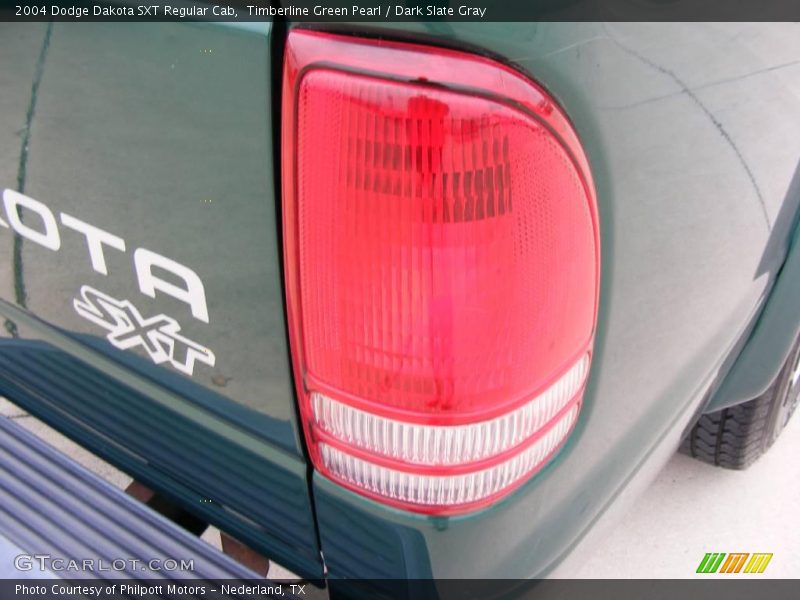 Timberline Green Pearl / Dark Slate Gray 2004 Dodge Dakota SXT Regular Cab