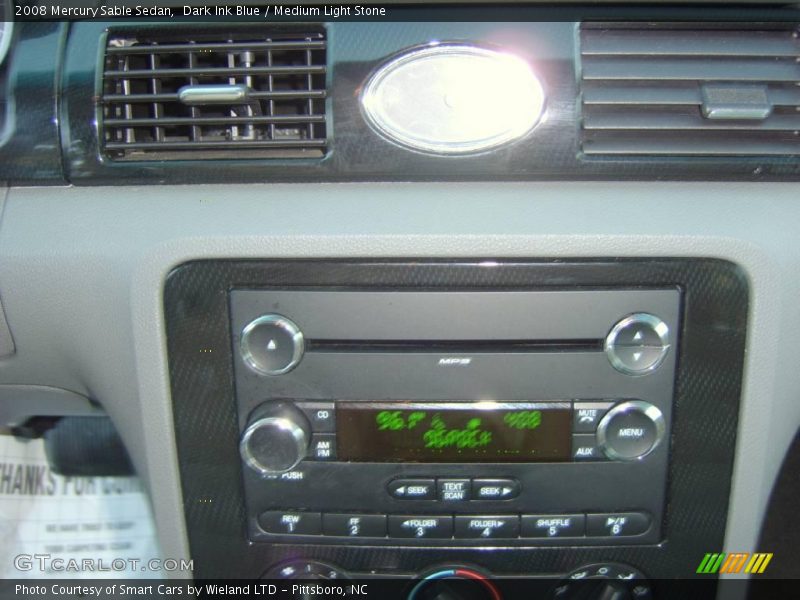 Dark Ink Blue / Medium Light Stone 2008 Mercury Sable Sedan