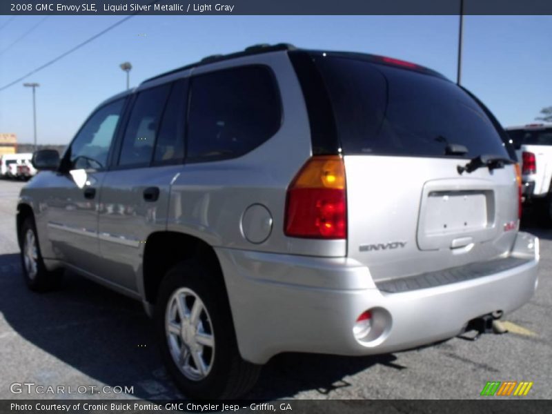 Liquid Silver Metallic / Light Gray 2008 GMC Envoy SLE