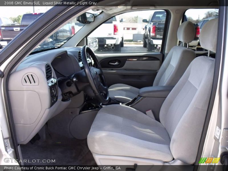 Liquid Silver Metallic / Light Gray 2008 GMC Envoy SLE