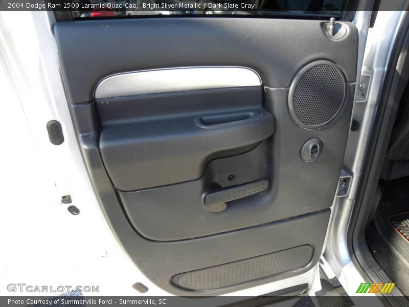 Bright Silver Metallic / Dark Slate Gray 2004 Dodge Ram 1500 Laramie Quad Cab