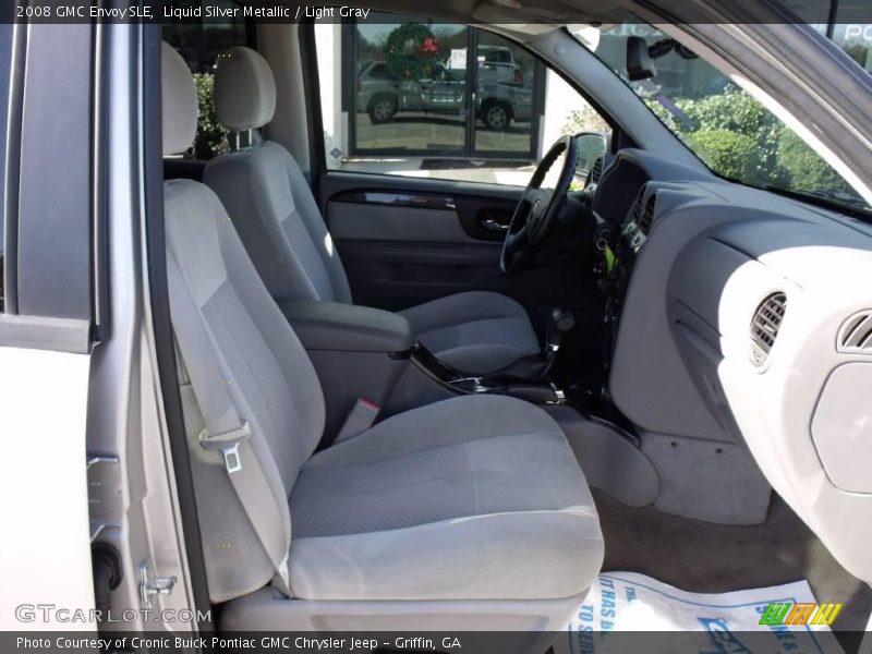 Liquid Silver Metallic / Light Gray 2008 GMC Envoy SLE