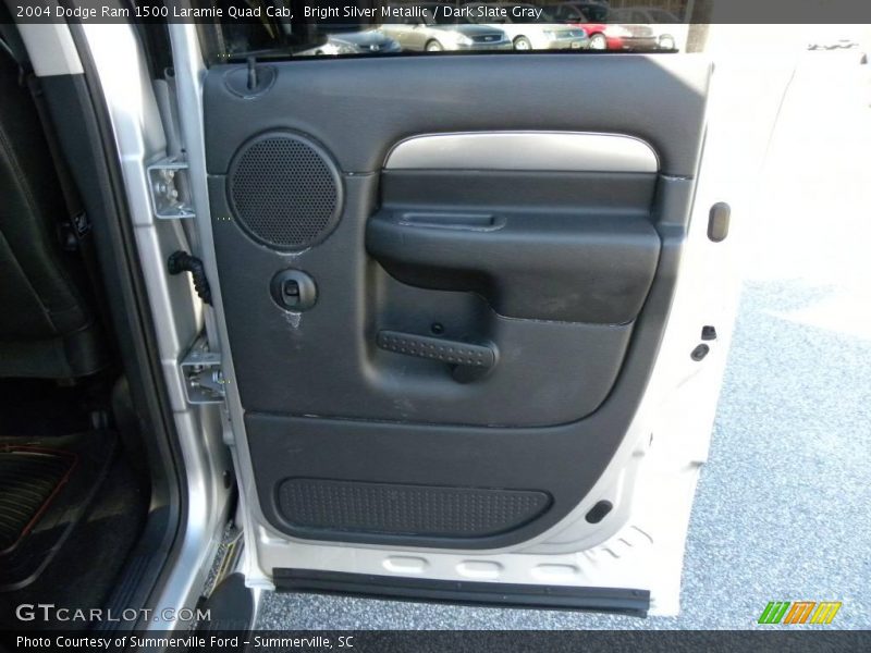 Bright Silver Metallic / Dark Slate Gray 2004 Dodge Ram 1500 Laramie Quad Cab