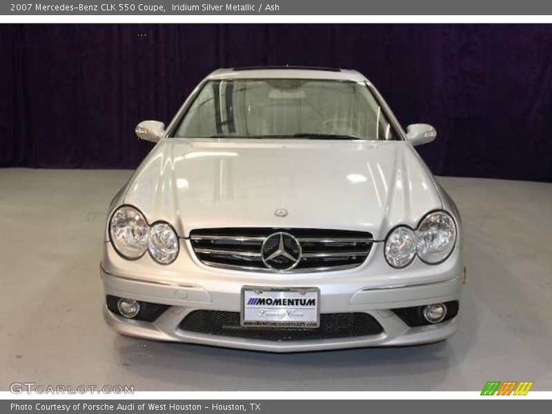 Iridium Silver Metallic / Ash 2007 Mercedes-Benz CLK 550 Coupe