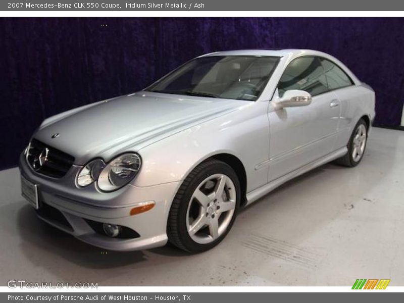 Iridium Silver Metallic / Ash 2007 Mercedes-Benz CLK 550 Coupe